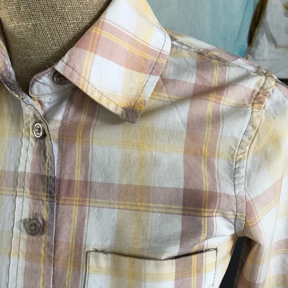 Fading Plaid Shirt Dress - Picture 2 of 14
